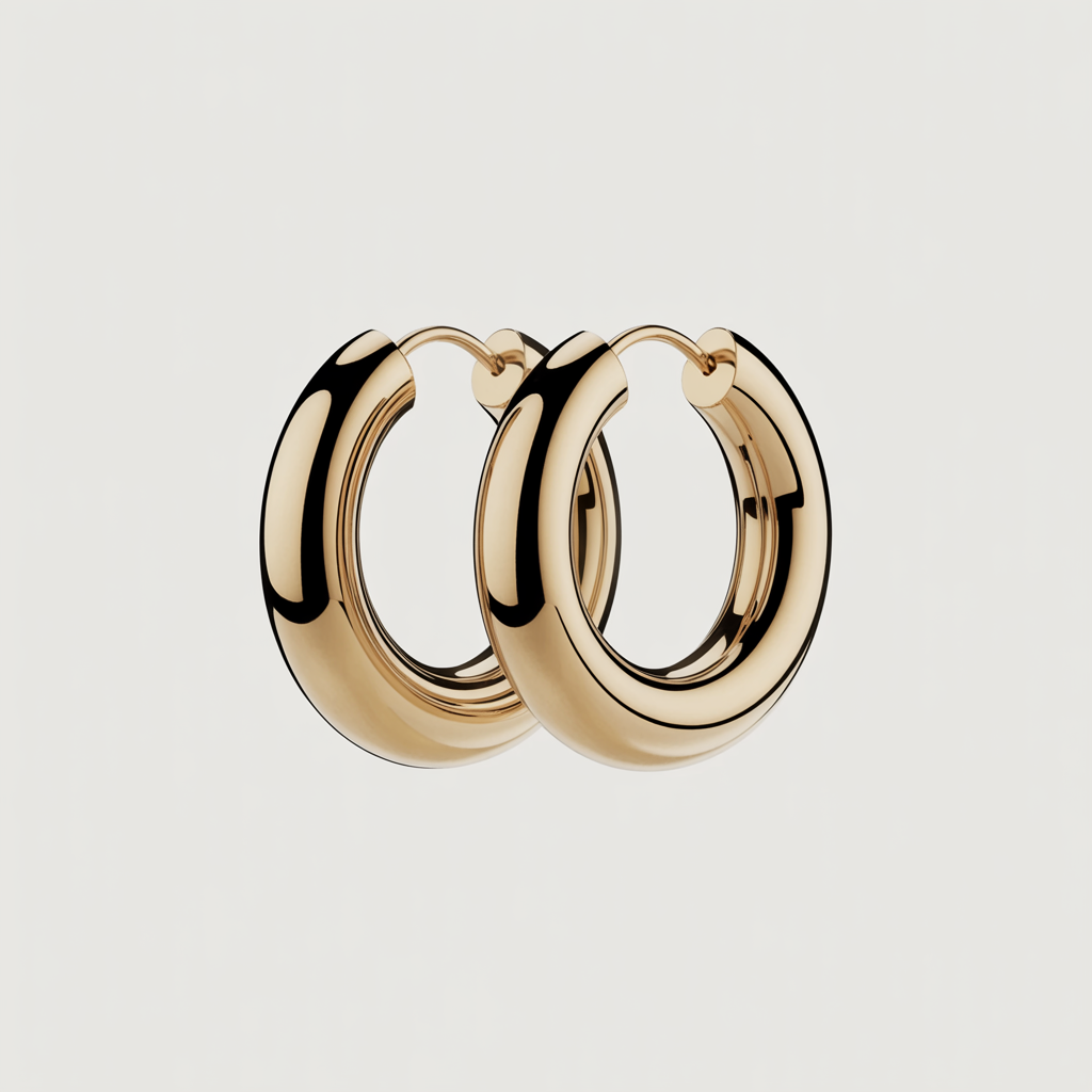 Bold, Timeless, Unapologetically Chic Chunky Hoop Earrings