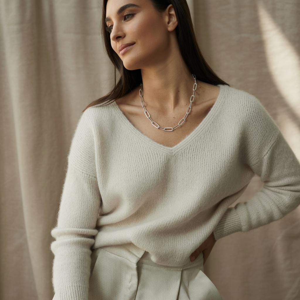 Modern Minimalism, Everyday Style Paperclip Chain Necklace