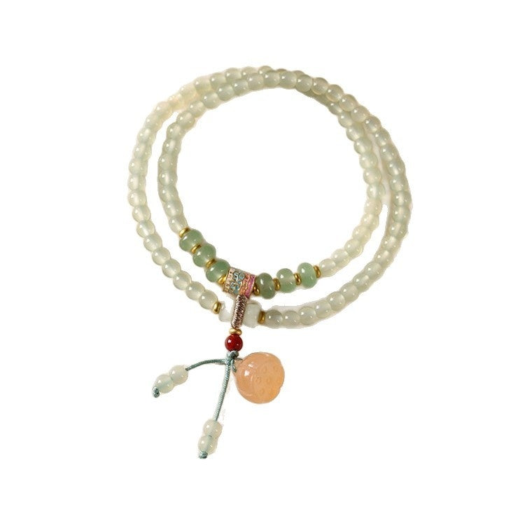 New Chinese Style Beaded Lucky Bamboo Bracelet For Women