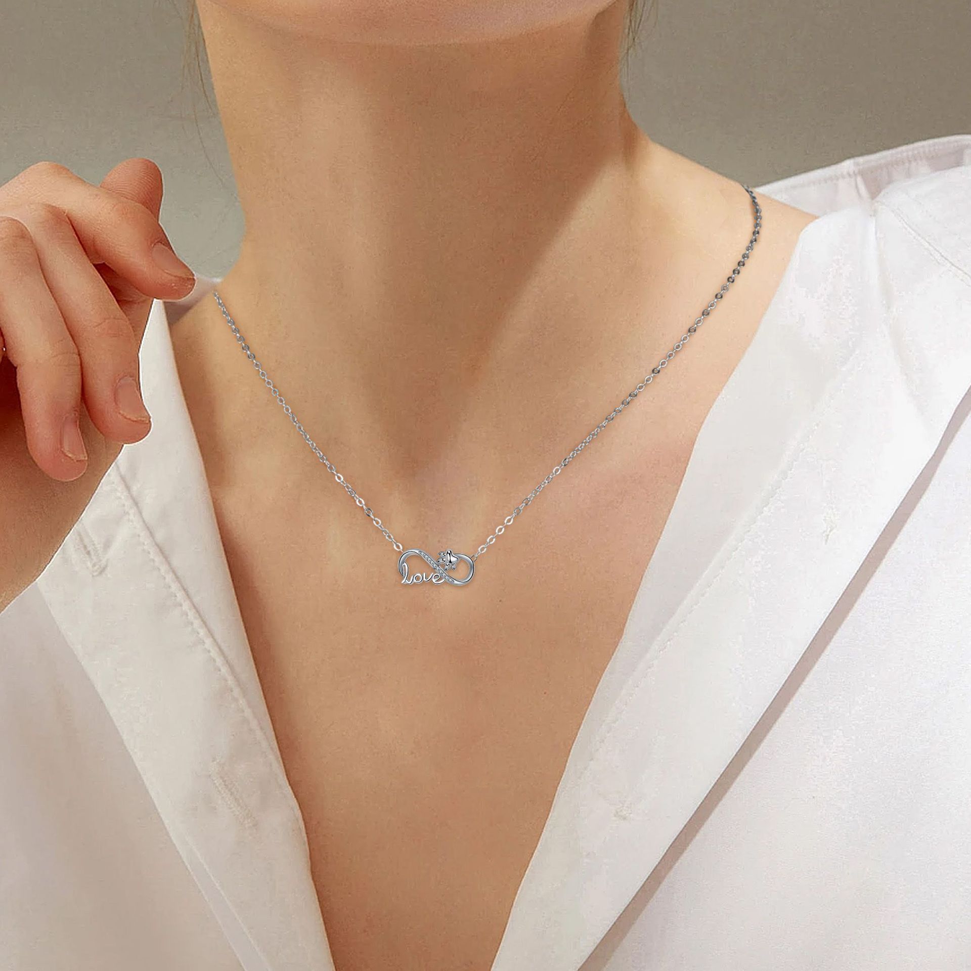 Forever Connected - Paw Infinity Necklace