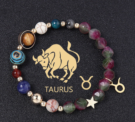 Handcrafted Zodiac Gemstone Balance Bracelet for Women