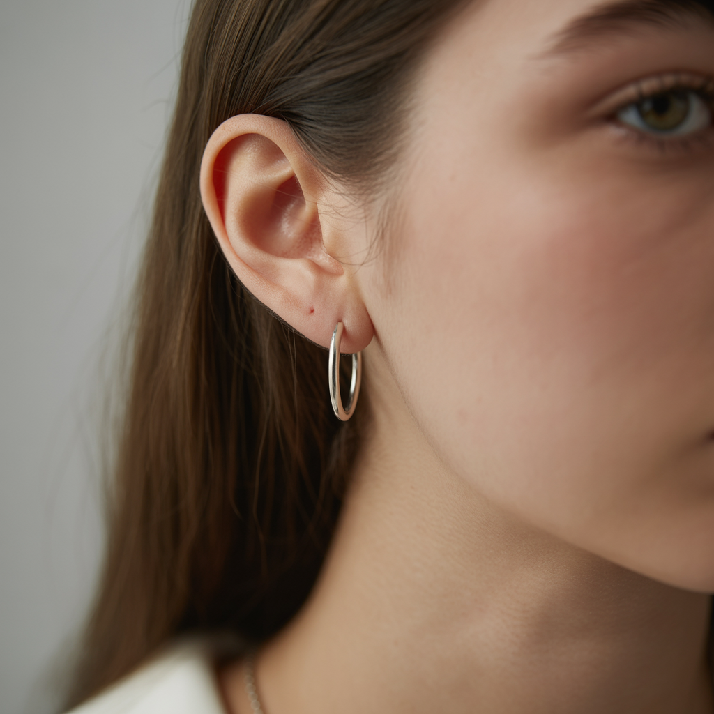 Everyday Elegance, Effortless Style Classic Smooth Hoop Earrings