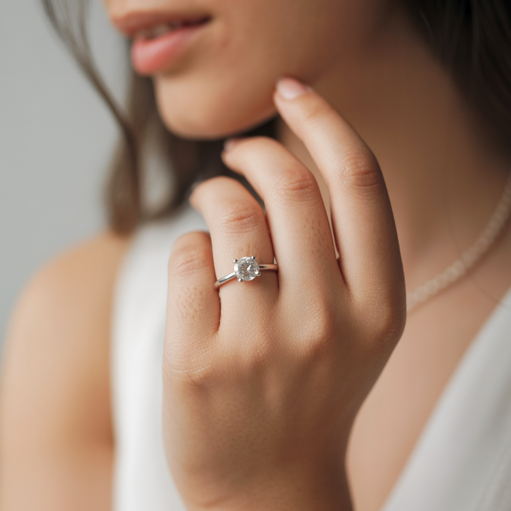 Forever Sparkle: Timeless Solitaire Ring