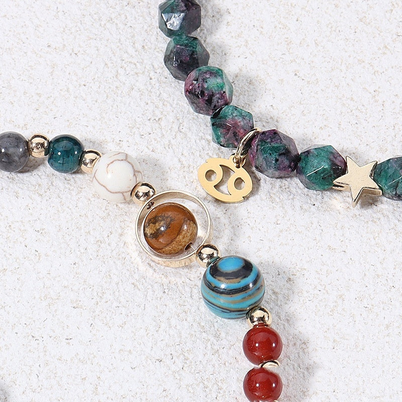 Natural Stone Twelve Constellations Bracelet Exclusive