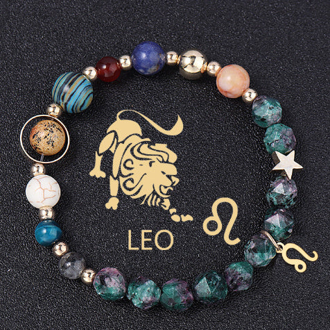 Natural Stone Twelve Constellations Bracelet Exclusive