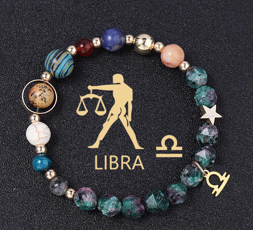 Natural Stone Twelve Constellations Bracelet Exclusive