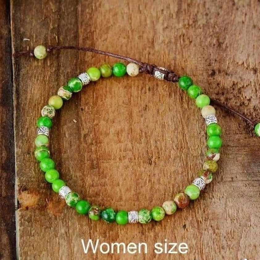 Handmade Purple Jasper Stone Adjustable Bracelet™