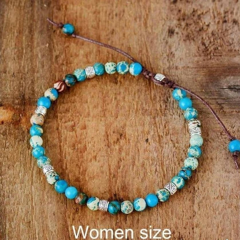 Handmade Purple Jasper Stone Adjustable Bracelet™