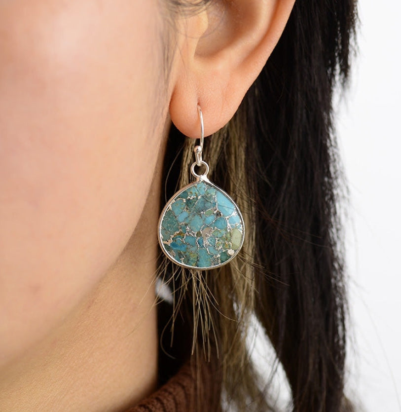 Handmade Turquoise Jasper Earrings™