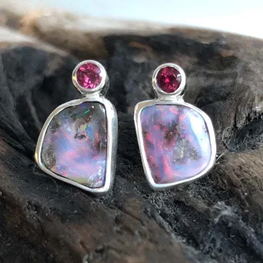 Vintage Purple Stone with Granat Zirconia