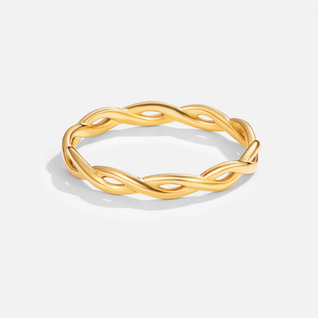 Gold Twist Ring