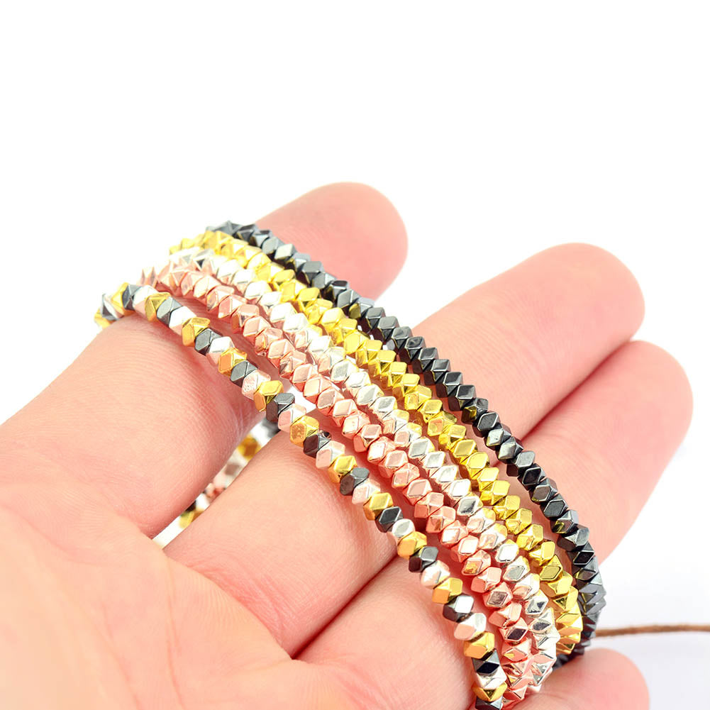 Polygon Bead Bracelet