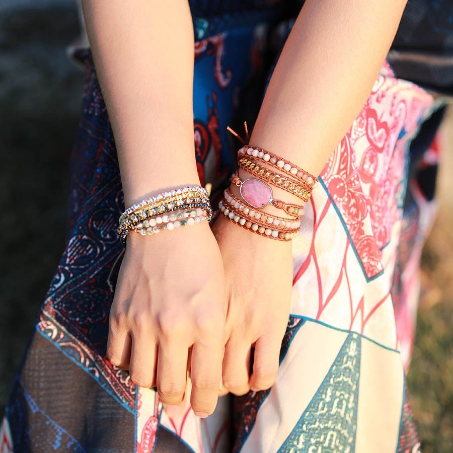 Polygon Bead Bracelet