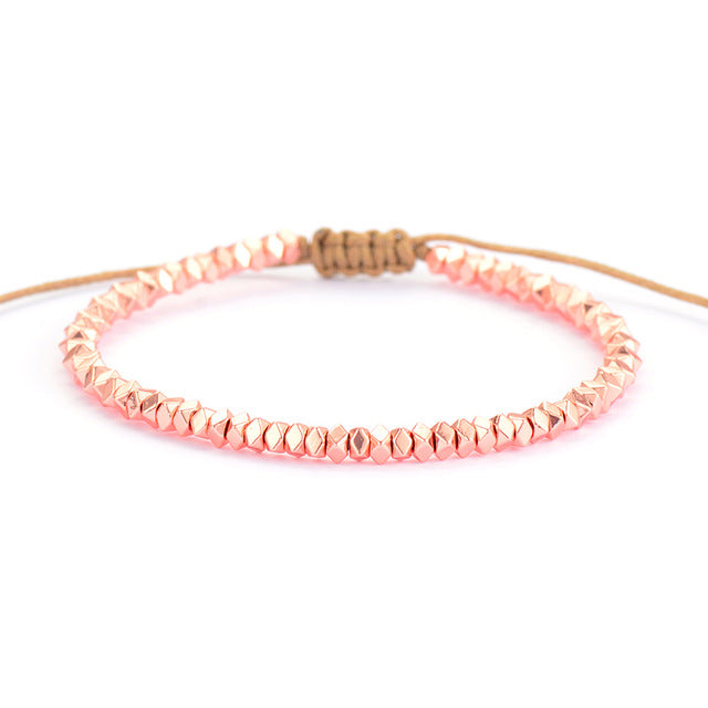 Polygon Bead Bracelet