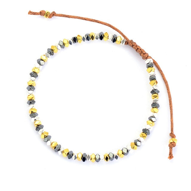 Polygon Bead Bracelet