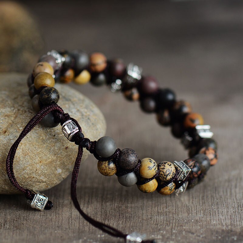 Jasper Steampunk Bracelet