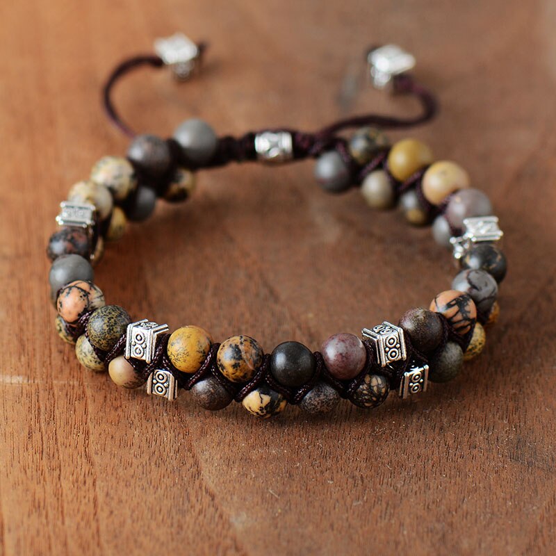 Jasper Steampunk Bracelet