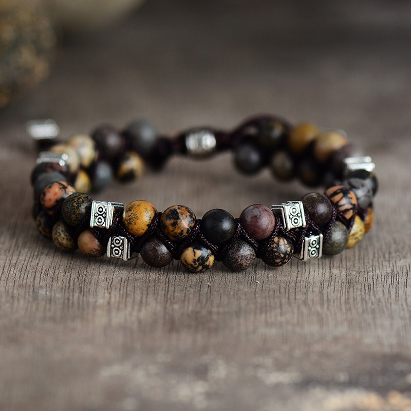 Jasper Steampunk Bracelet