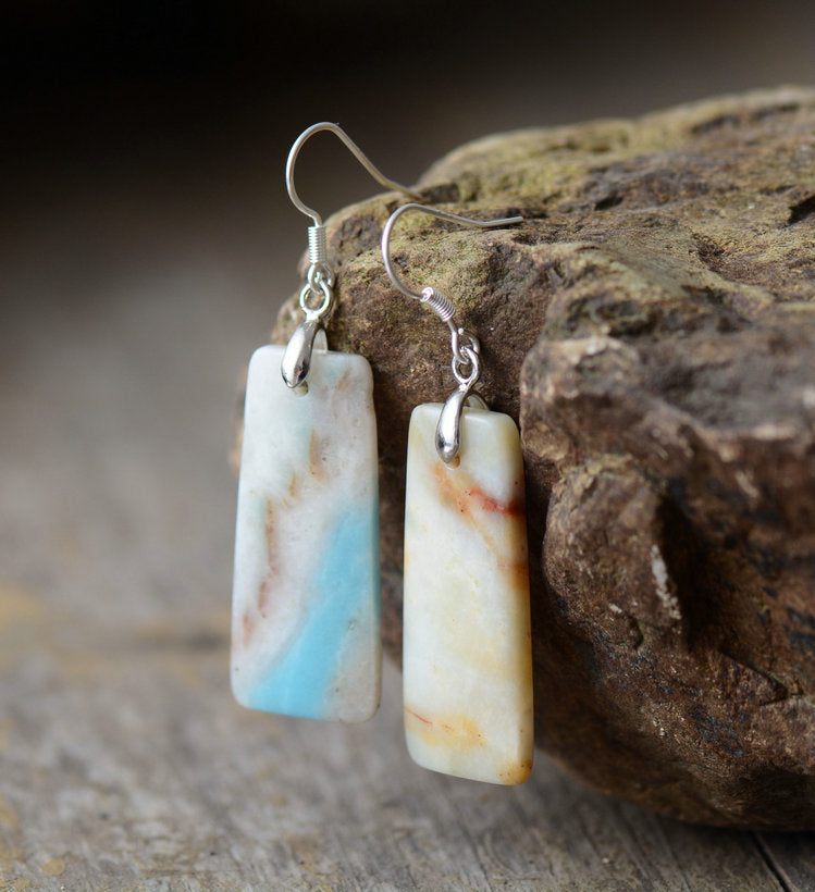 Amazonite Dangle Earrings