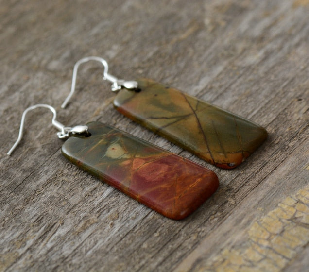 Jasper Stone Earrings