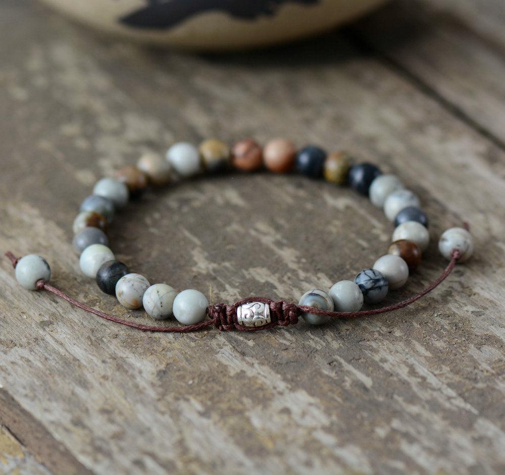 Jasper Beaded Bracelet